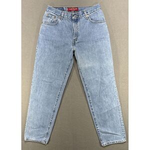 Levis Jeans 550 Womens 10 Mis Blue Relaxed Tapered American Light Denim Y2K‎